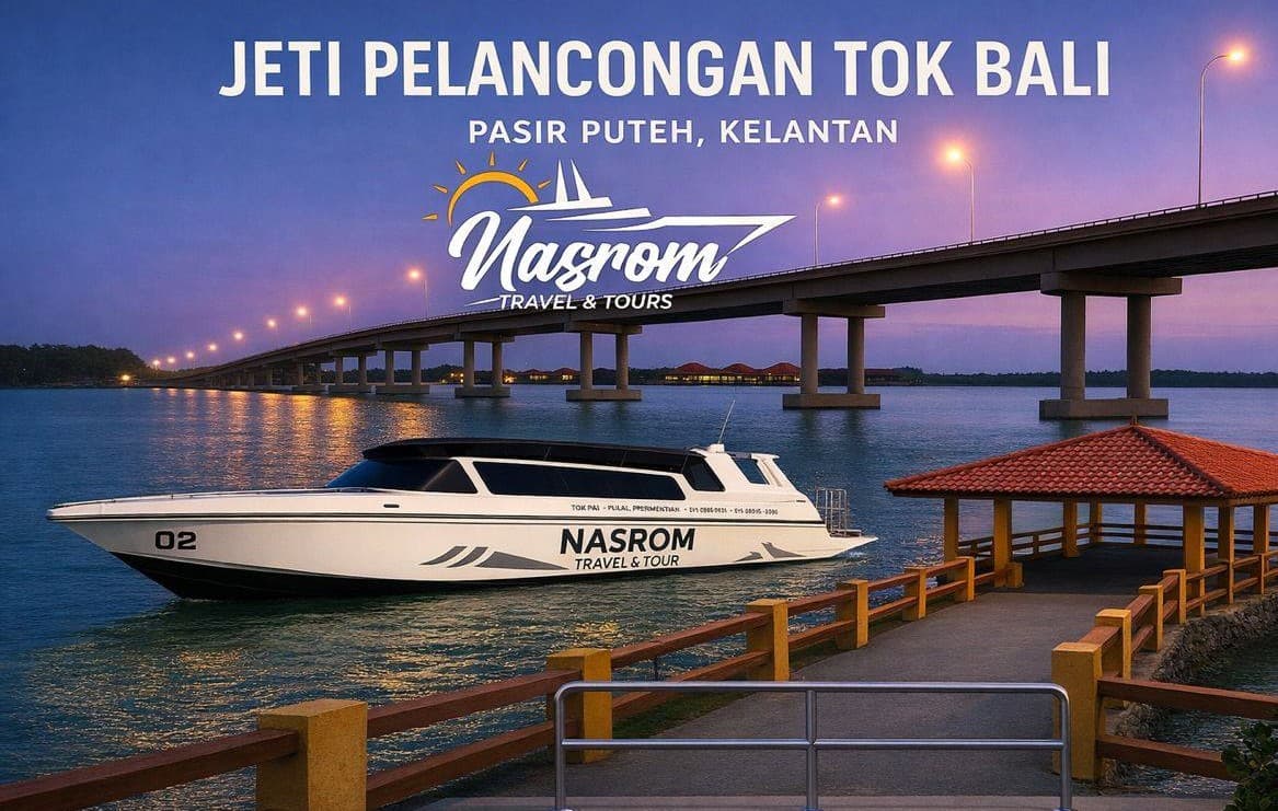 Tok Bali Jetty — premium facilities and waiting area